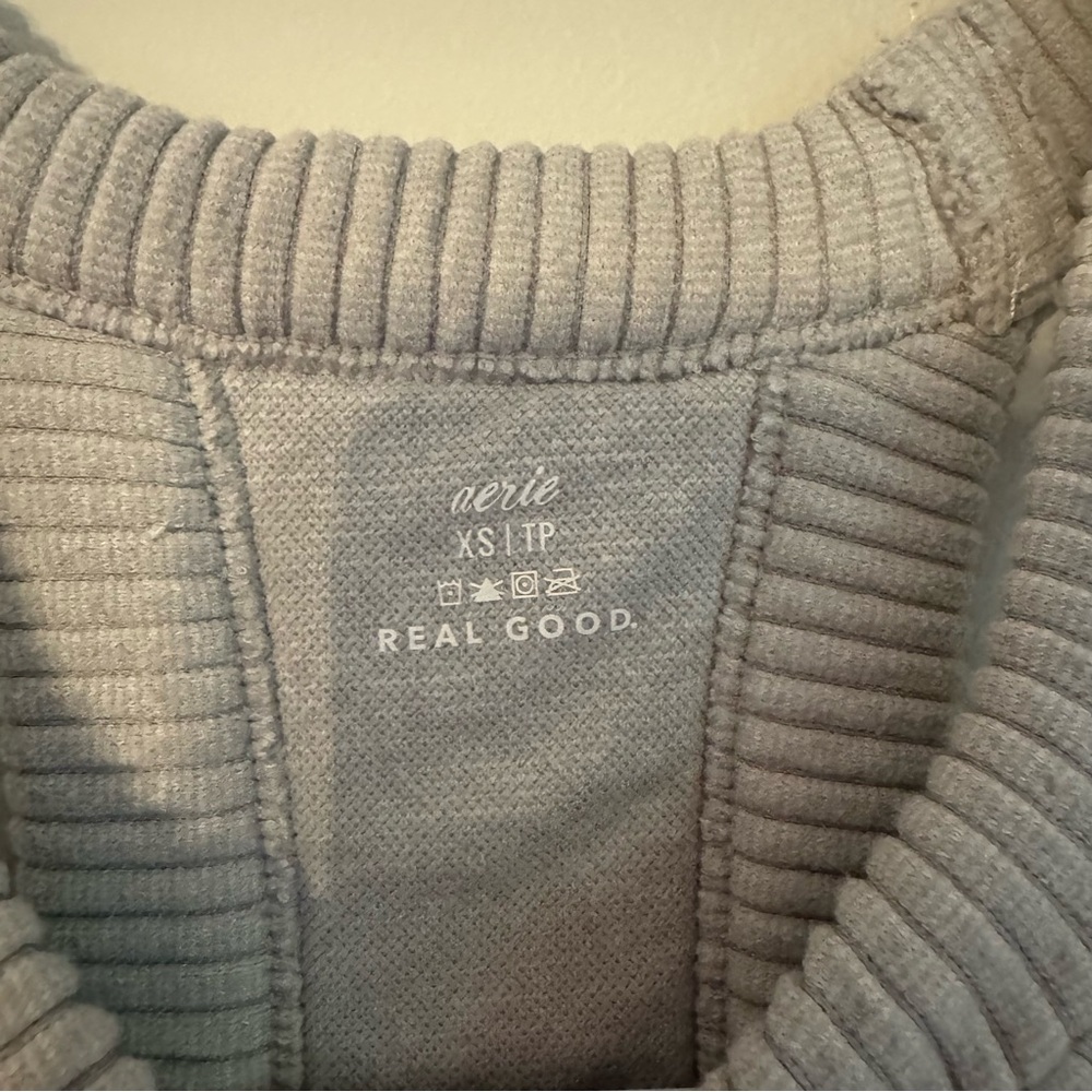 Aerie Gray Ribbed Tank Top (A1-12)‎ - Picture 3 of 3